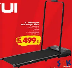 YUİ Y1 AKILLI YÜRÜYÜŞ BANDI fiyat ve kampanya bilgisi